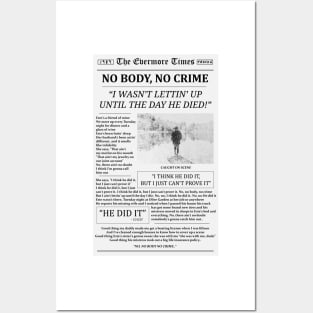 No Body No Crime Newspaper Posters and Art